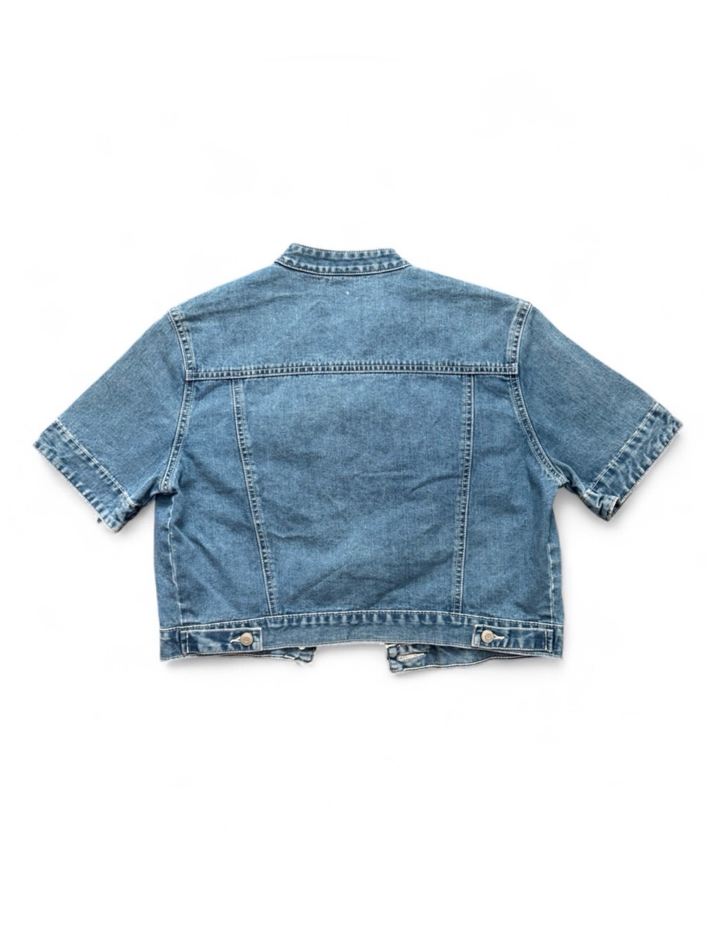GAP Vintage Cropped Denim Top | Casual Chic - Picture 2 of 4